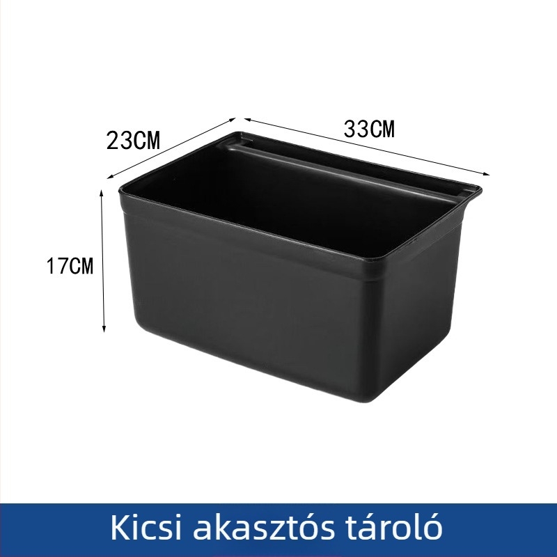 Téglalap alakú műanyag ételmaradék-tartó éttermi kocsikhoz és hulladéktárolókhoz