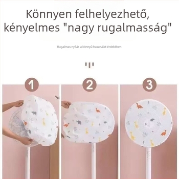 Plüss porvédő huzat álló- és falra szerelhető ventilátorokhoz, otthoni tároló huzat