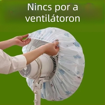 Plüss porvédő huzat álló- és falra szerelhető ventilátorokhoz, otthoni tároló huzat