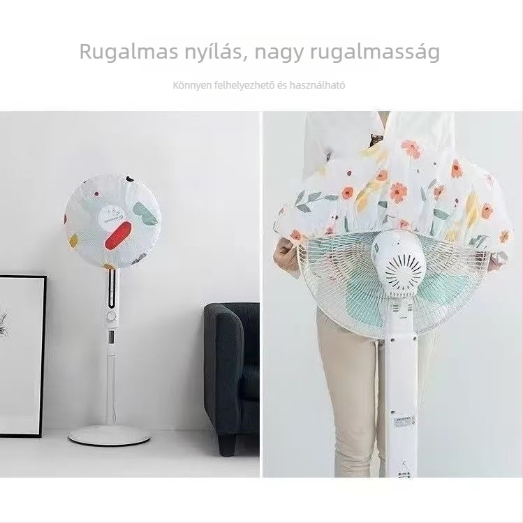 Plüss porvédő huzat álló- és falra szerelhető ventilátorokhoz, otthoni tároló huzat