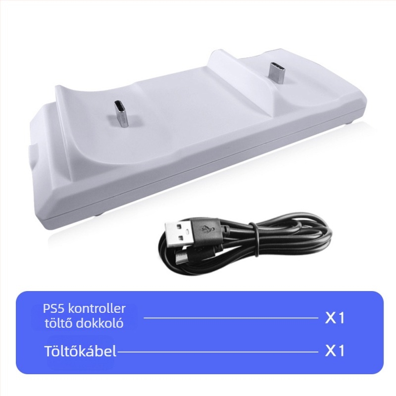 PS5 kettős töltőállomás – mini változat
