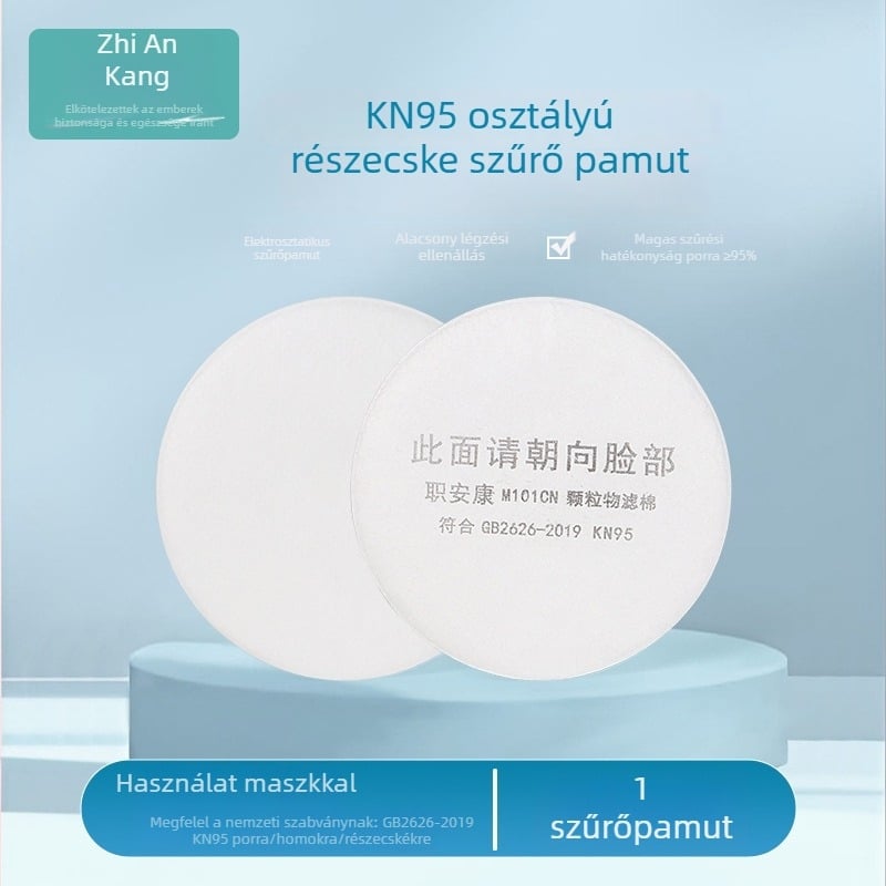 Job Health M100 Gumírozott teljes arcmaszk ipari por ellen, csiszoláshoz és felújításhoz – lélegző