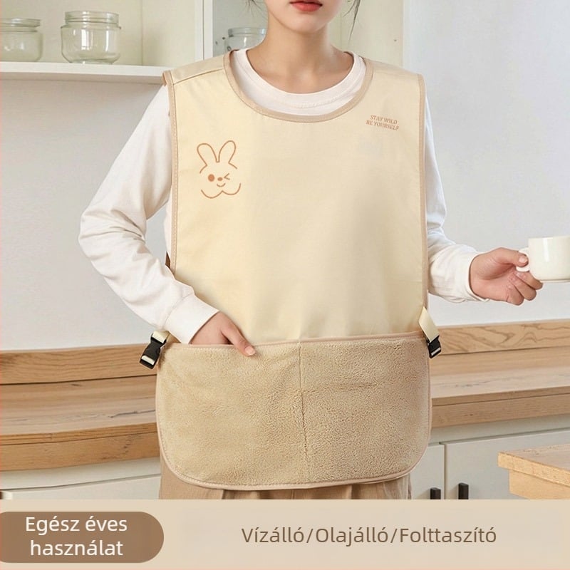 Vízálló, szennyeződés-elleni ujjatlan szakácskötény, otthoni használatra, könnyű és vékony