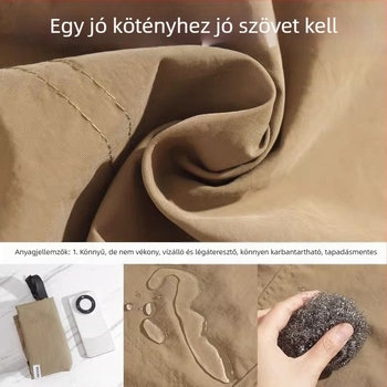 Stílusos vízálló, lélegző hosszú ujjú kötény fodrászatra és konyhára, uniszex védő munkaruha magas gallérral és kapcsos gombokkal