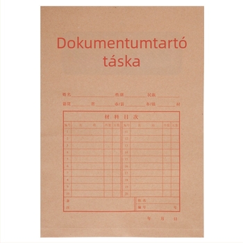 Yixinghua A4 archív mappa, 400 g kraft papír, B-osztály savmentes, extra vastag