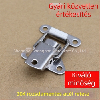 304 rozsdamentes acél repülőgép csat szerszámtároló dobozhoz, ipari zárcsatt, rögzítő csat