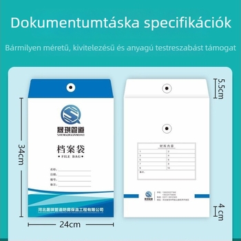 Személyre szabott dokumentumtáska ingatlanközvetítő irodák és felújító cégek részére – szerződésekhez és iratokhoz