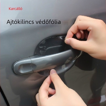 Autóajtó kilincs védőfólia, 4 darabos univerzális készlet