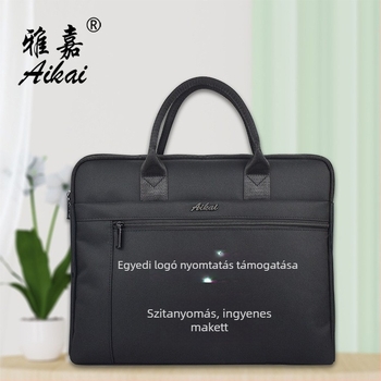 Ya Jia YJ-8897 Vászon satchel irattartó, többfunkciós konferenciatáska