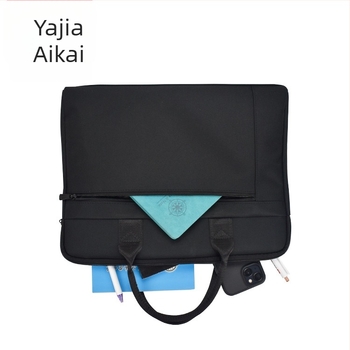 Ya Jia YJ-8897 Vászon satchel irattartó, többfunkciós konferenciatáska