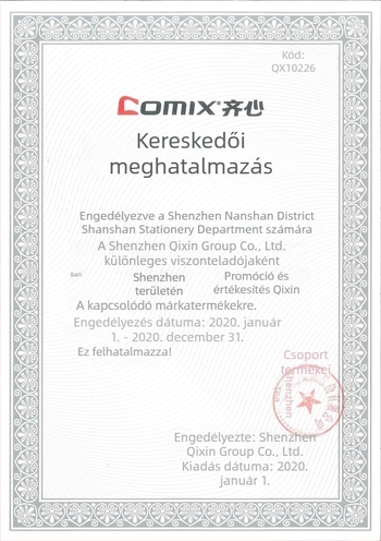 Comix C330 Átlátszó zárható táska, kockás mintázat, A4 irodai dokumentumtáska PVC