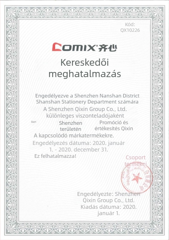 Comix C330 Átlátszó zárható táska, kockás mintázat, A4 irodai dokumentumtáska PVC
