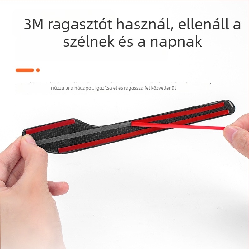 Tesla ajtókilincs karbon szálas védő matrica Model 3 és Model Y