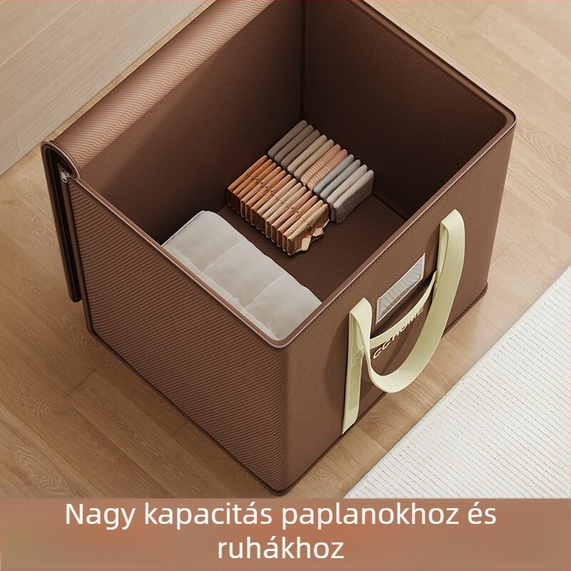 Tartós, vastag paplan-tároló táska, extra nagy kapacitással ruhák és paplanok számára