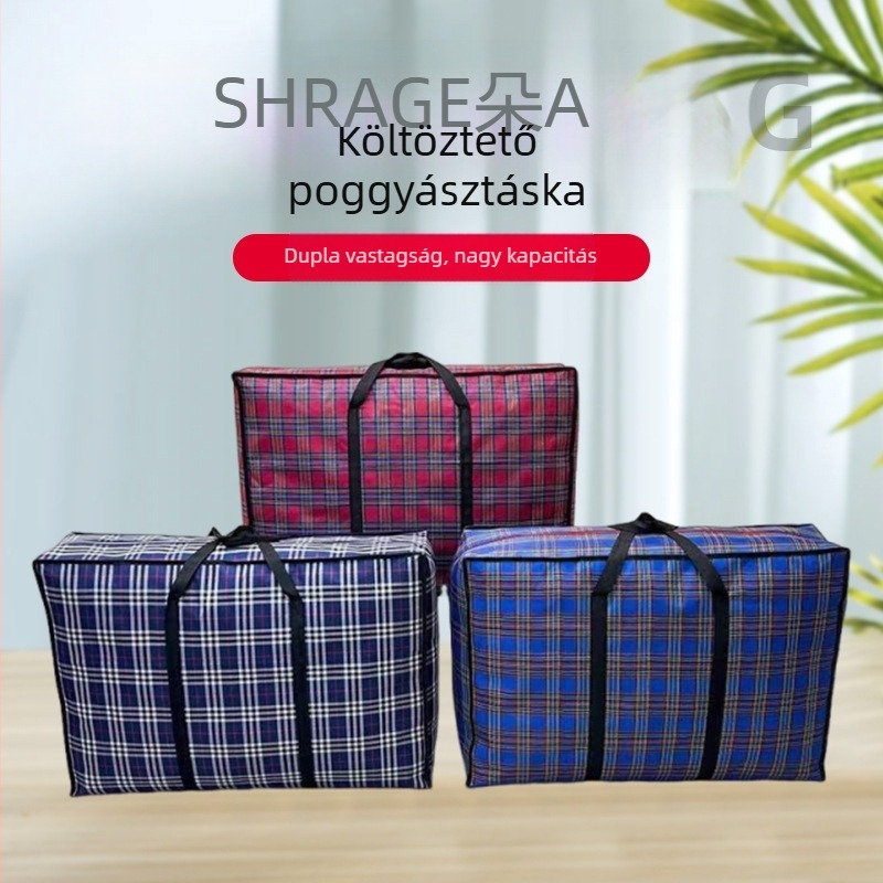 Oxford vászonból készült, megerősített költözőtáska – extra nagy, strapabíró a ruhák és cipők számára