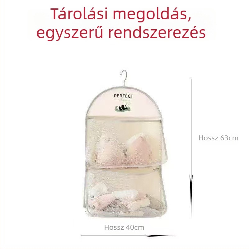 Függő szervező fehérneműkhöz és zoknikhoz — falra szerelhető tároló