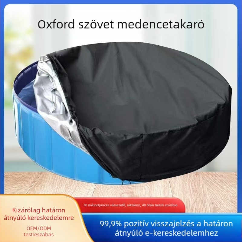 Kültéri medencetakaró háziállatoknak – porvédő, UV-védelem és vízálló, kör alakú vagy négyzetes