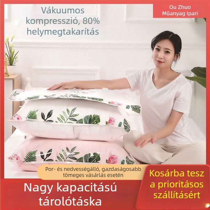 Vákuum tömítő tasakok ruhák és paplanok tárolására