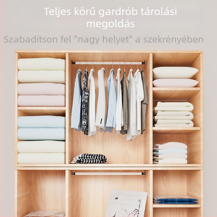 Személyre szabott vákuum tároló zacskók, vastagított és újrahasználható, paplanok és pehelykabátok rendezésére, üzleti utakra és utazásokra