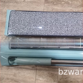 11×40 cm mikroszálas lapos mop nedves-száraz tisztításhoz, otthoni használatra