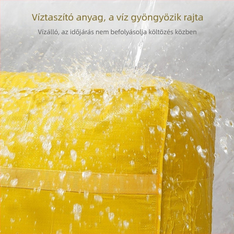 Kígyó bőr mintázatú költöztető táska, nagy kapacitású, strapabíró fonott tároló táska ruhák és paplanok számára, vízálló és nedvességálló