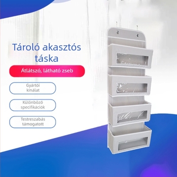 Nem szőtt anyagból készült függő tároló táska – hálószoba, ajtó/ablak és ruhásszekrény számára