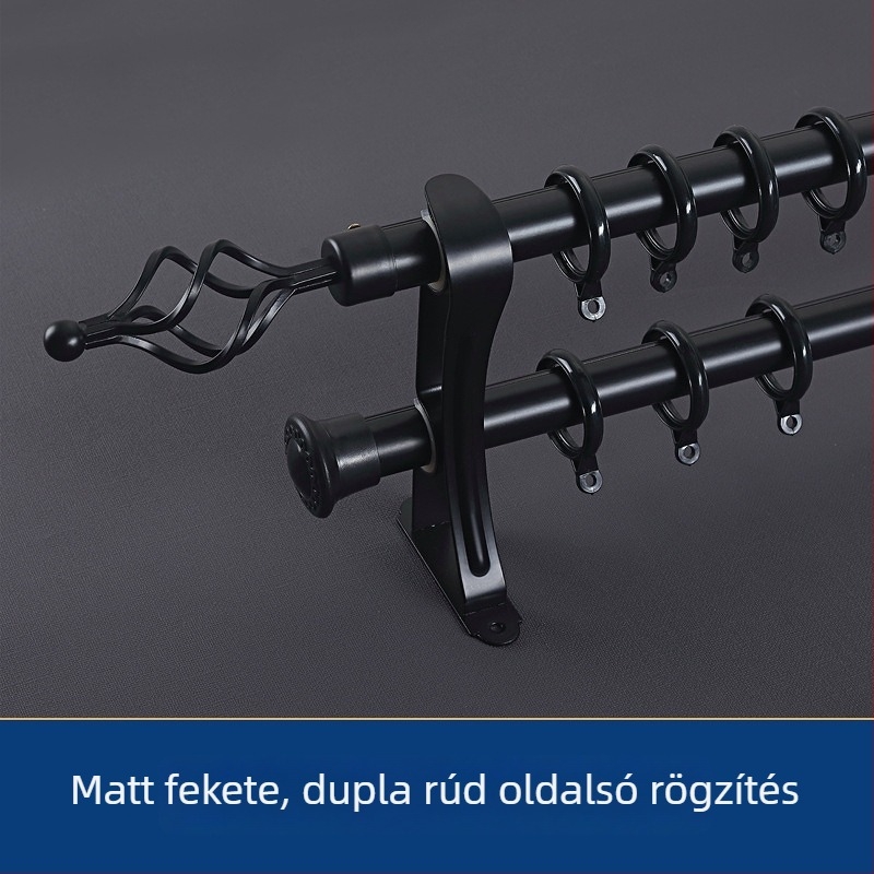 Nórdiai alumínium függönyrúd, megerősített, csendes működésű, római stílusú, testre szabható