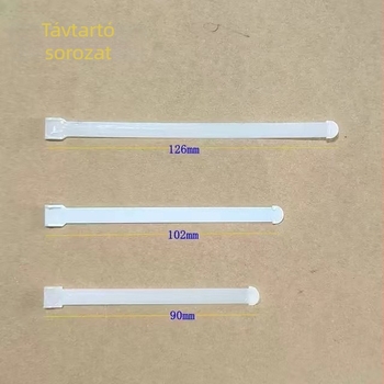 90/102/126 mm függőleges reluxa görgő csatlakozó