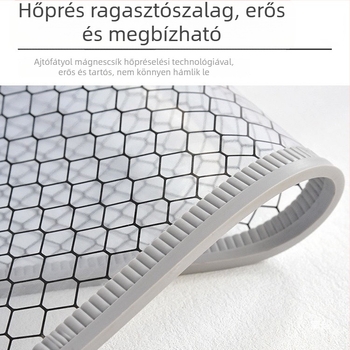 Áttetsző antisztatikus mágneses ajtófüggöny tiszta helyiségekhez és elektronikai műhelyekhez