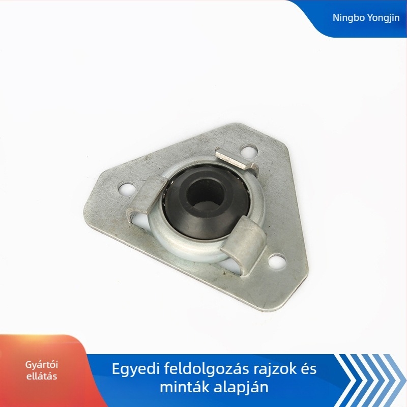 Görgőajtó csapágy-kiegészítők, csőmotor csapágy-tartó, háromszög alakú tartó és csapágylemez