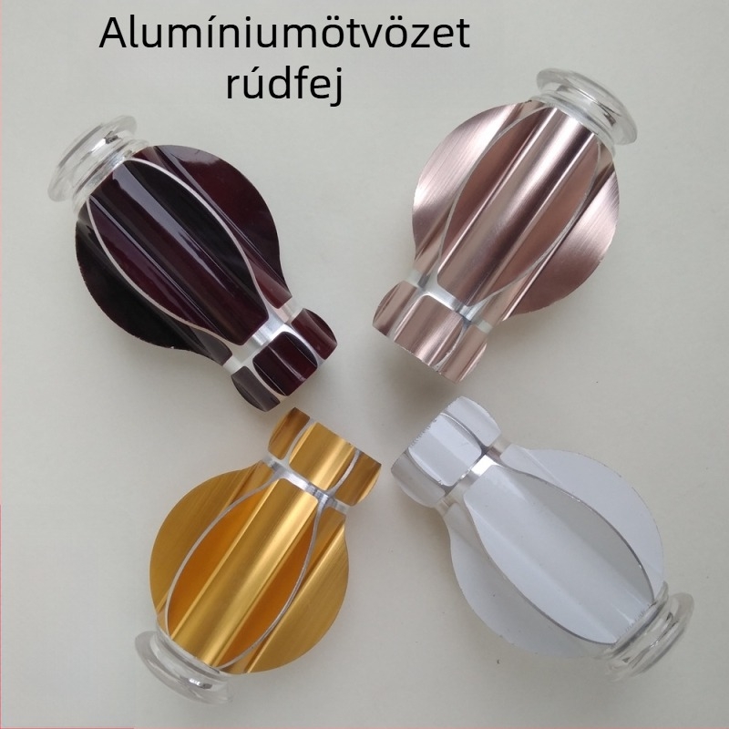 Hexagonális végsapka alumíniumötvözetű függönyrúdhöz