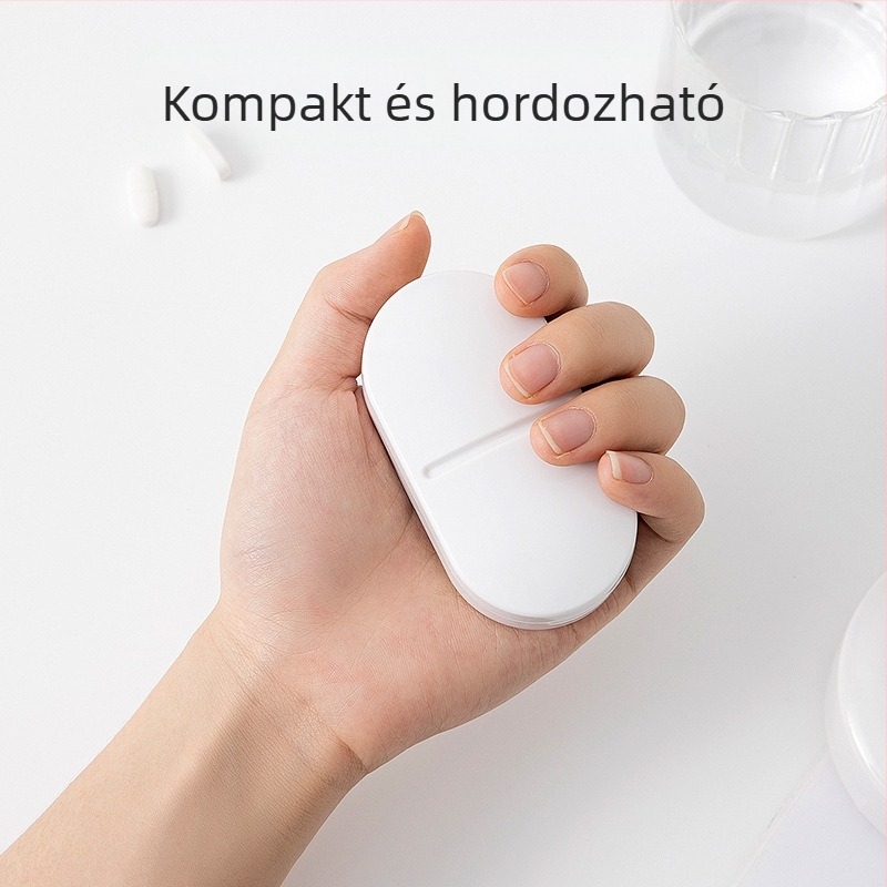 Hordozható tablettavágó és mini tároló doboz