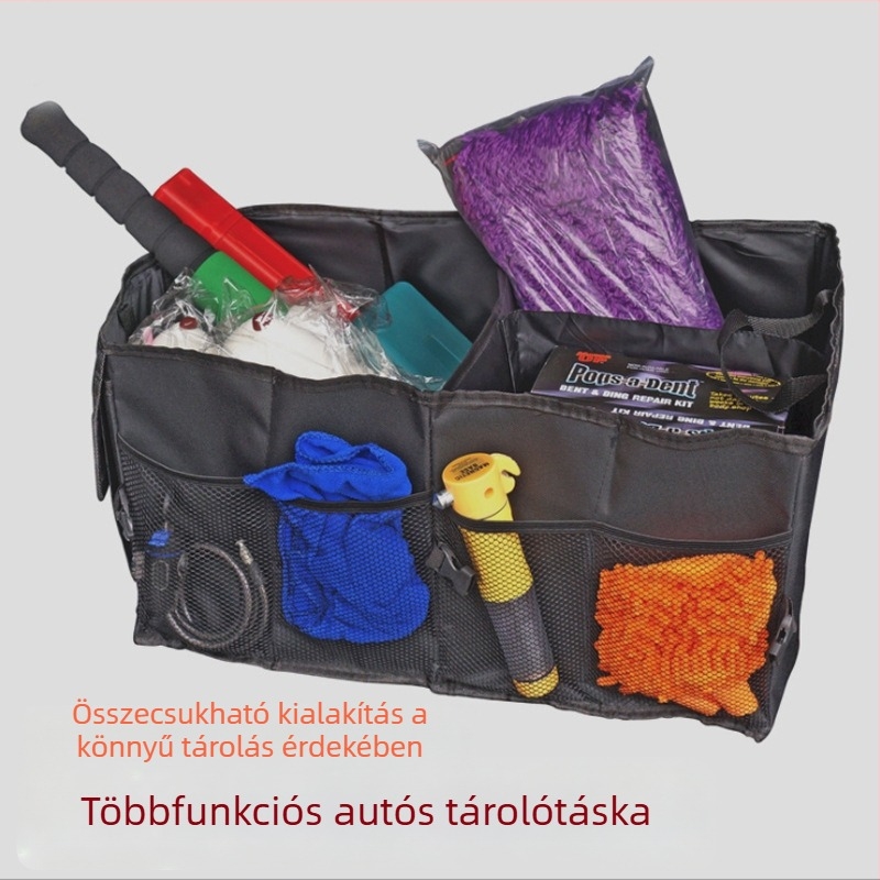 Autócsomagtartó rendező – multifunkcionális tároló doboz az autó belső teréhez