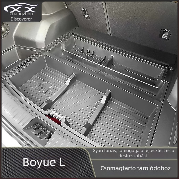Geely Boyue L Csomagtartó tároló doboz – műanyag, vízálló, autó módosítási kiegészítő
