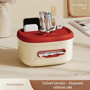 Nappalira szánt asztali zsebkendő tartó, prémium tervezés, könnyed luxus, multifunkcionális tárolás