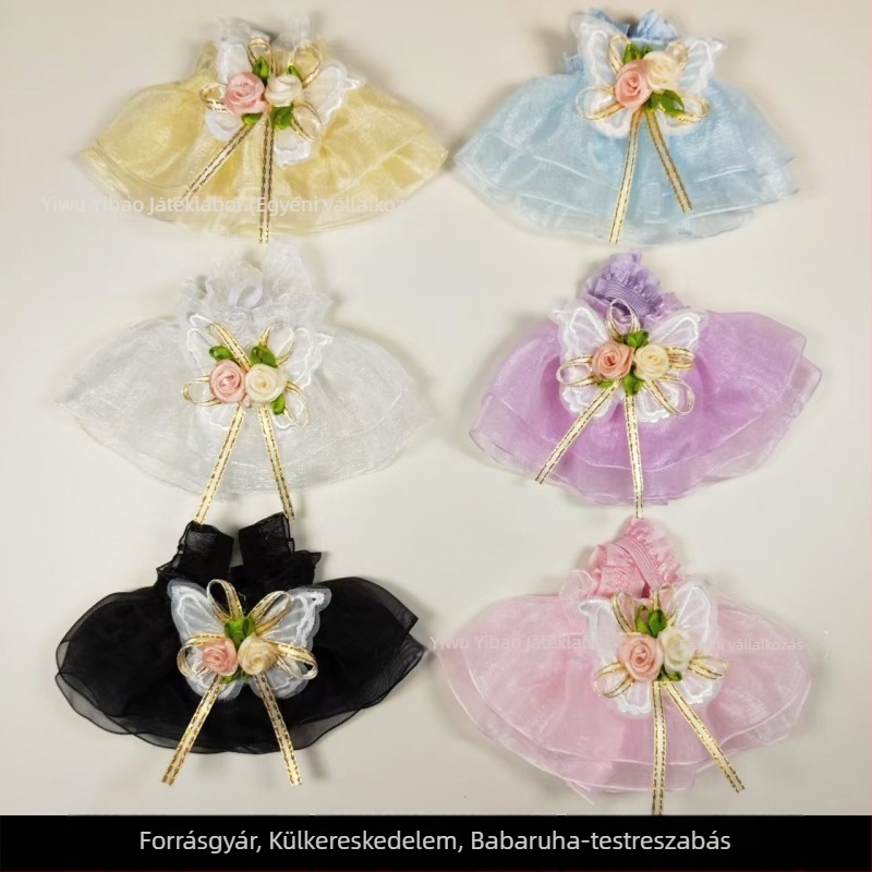 Masnis hercegnő ruha babáknak DIY kiegészítők és medál ékszer