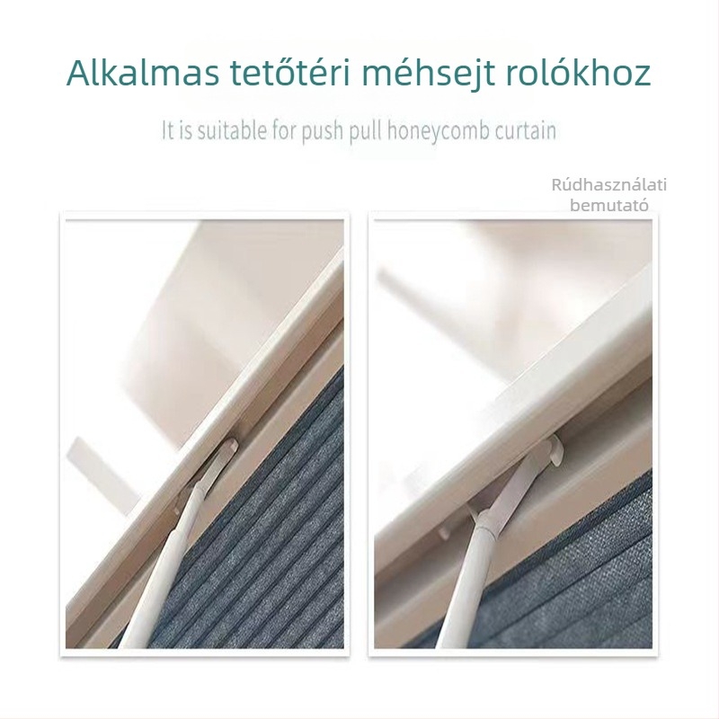 135 cm-es teleszkópos forgó rúd függönyökhöz és rolókhoz, alumíniumötvözet