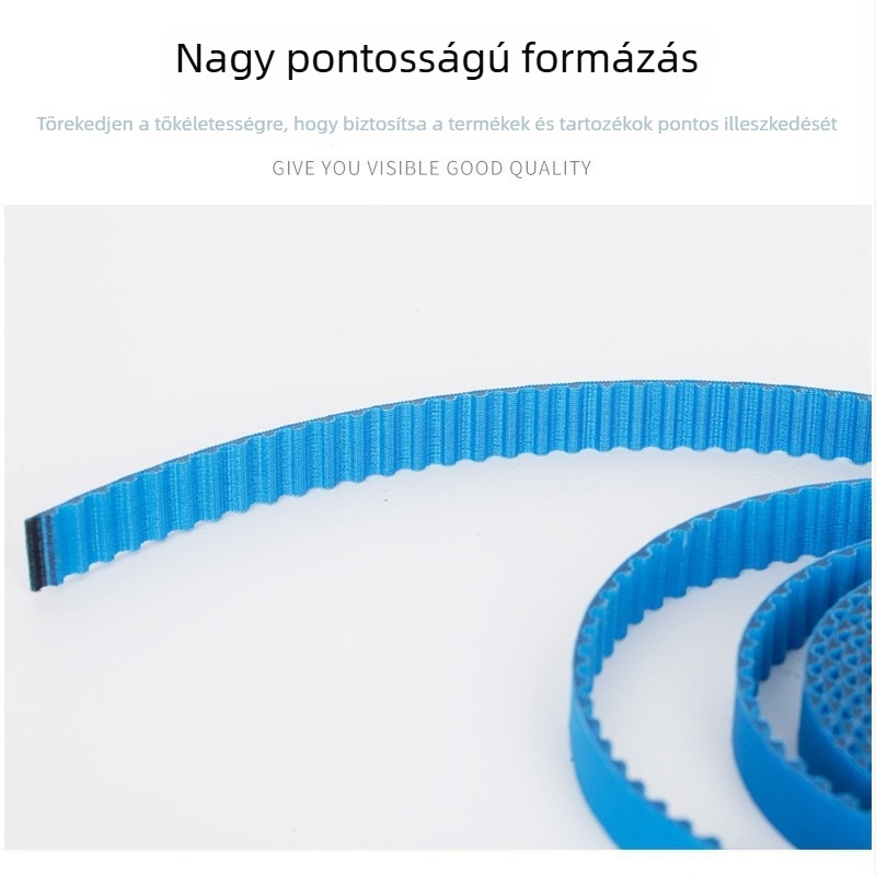Kék, 11,5 mm, 8-szálas acélhuzalos hajtócsíj függöny sínhez (Jialis)