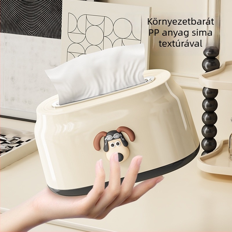 Tavaszi szalvétadoboz nappalihoz – stílusos tároló doboz, kreatív fürdőszobai zsebkendő-doboz, modell E18