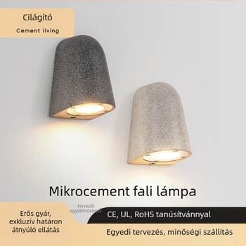 Mikrocement falikar kültéri, vízálló, patkó alakú, villák és szállodák homlokzatára, tájkép világítás