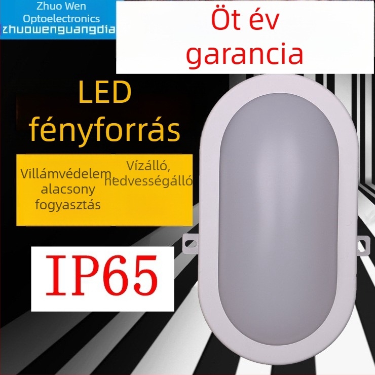 LED lámpa szaunához és hűtőhelyiséghez, kültéri vízálló falikar, nedvességálló LED lámpa mozgásérzékelővel