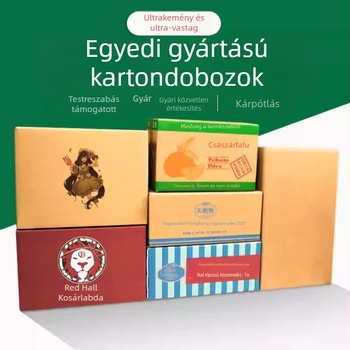 Ötrétegű, rendkívül kemény költöztető kartondoboz, nagy méretű, csomagolásra és tárolásra, fogantyúval