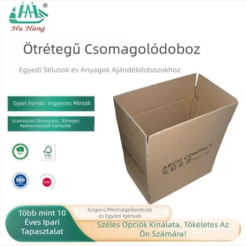 Öt rétegű extra-erős költöztető kartondoboz logisztikai csomagoláshoz