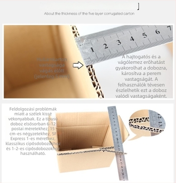 130 cm hosszú hullámkarton doboz jóga matracokhoz – extra hosszú tároló doboz