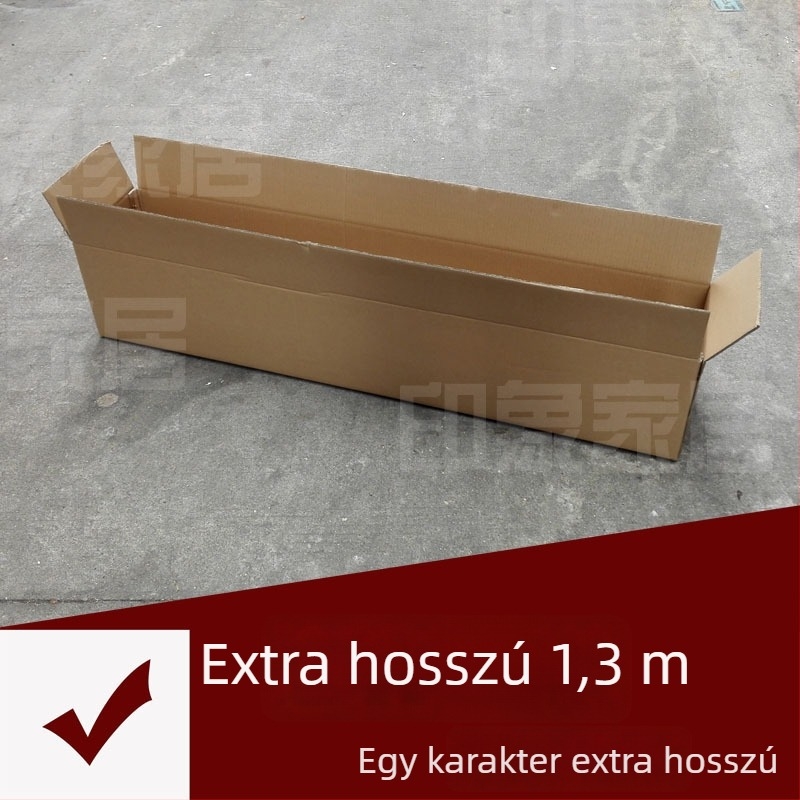 130 cm hosszú hullámkarton doboz jóga matracokhoz – extra hosszú tároló doboz
