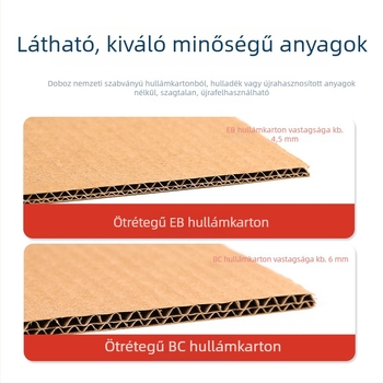 Nagy költöztető doboz hullámkartonból, vastag, erős és strapabíró