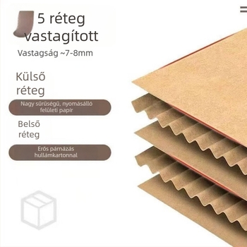 Nagy méretű költöztető dobozok, erősek a tároláshoz és rendszerezéshez, hullámkartonból