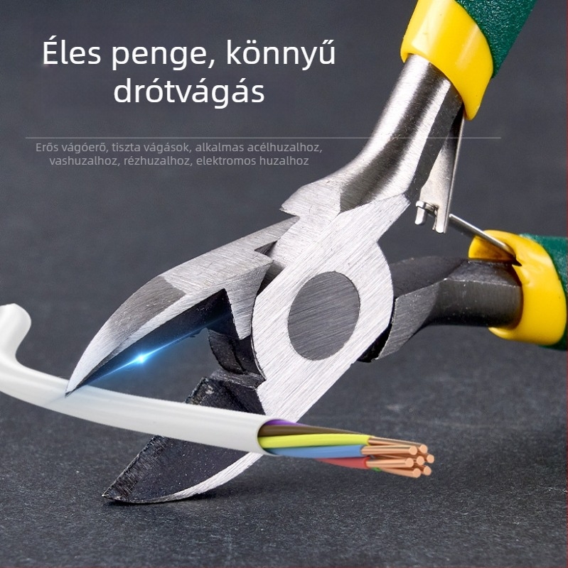 Kézzel készített DIY fogó, tinta színű tűorrú fogó, ékszerfogó, többfunkciós környező fogó, mini huzal-tekerő és gyöngyfűző eszközök