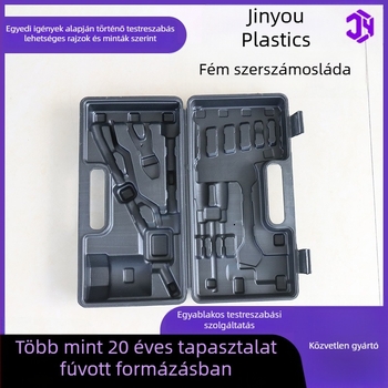 Személyre szabható, multifunkcionális hordozható műanyag szerszámtartó