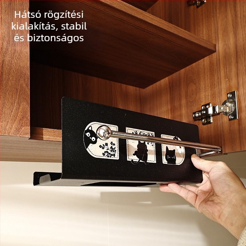 Vintage-stílusú tükrös szekrény arctörölközők tárolóval és vécépapír tartóval